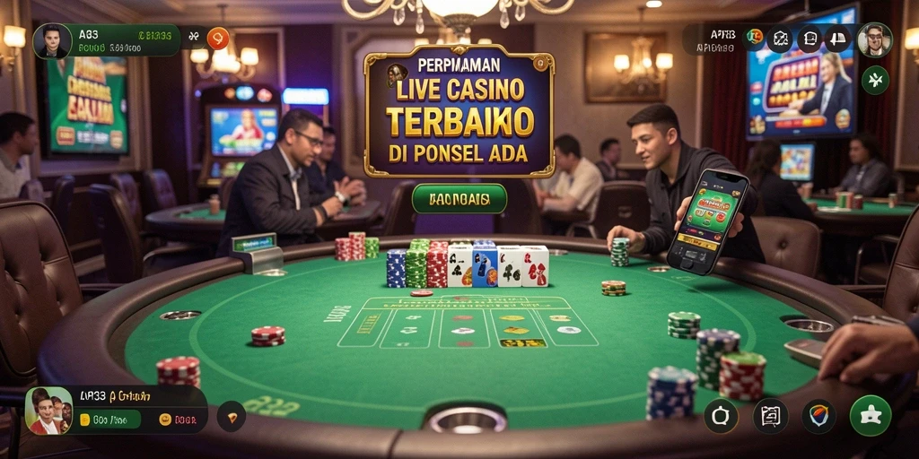 Tampilan gameplay Live Casino yang menarik dan interaktif.