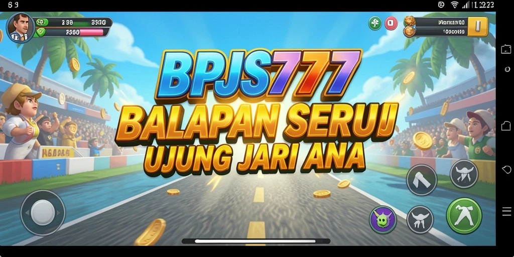 Tampilan gameplay seru dalam BPJS777 dengan balapan yang menegangkan.
