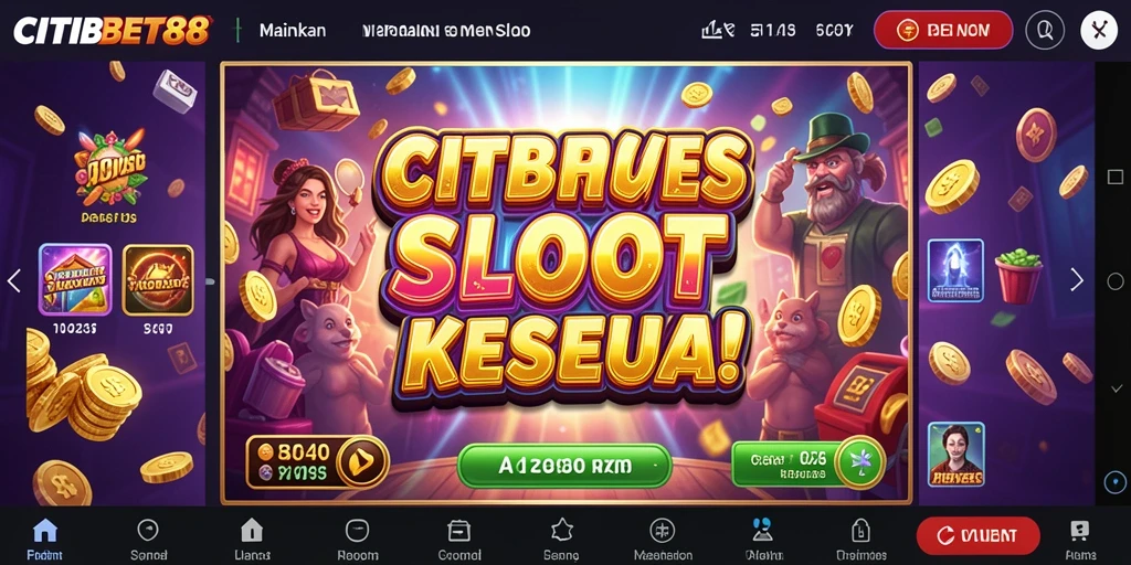 Tampilan gameplay Slot yang mengasyikkan di CITIBET88.