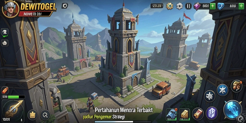 Gameplay menarik dari DEWITOGEL dalam Tower Defense.
