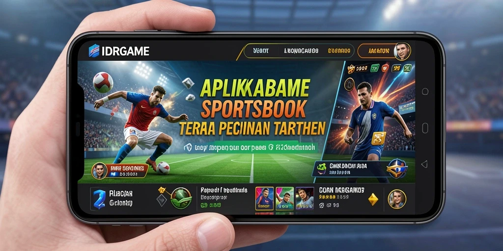 Tampilan antarmuka pengguna IDRGAME yang menarik dan modern.