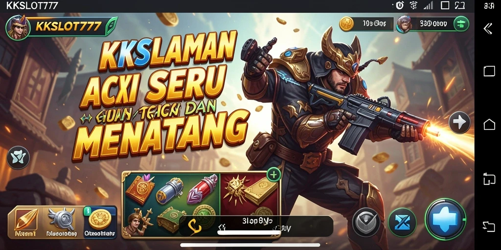 Tampilan gameplay KKSLOT777 yang seru dan menegangkan.