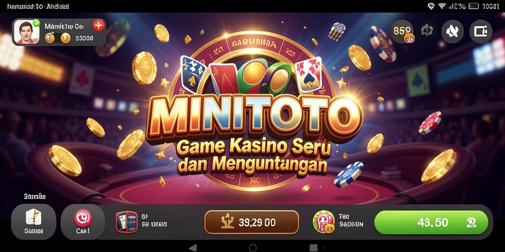 Tampilan gameplay seru dan mendebarkan di MINITOTO.