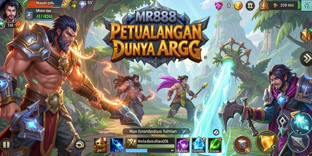 Tampilan gameplay epik dari MR888 yang penuh aksi dan strategi.