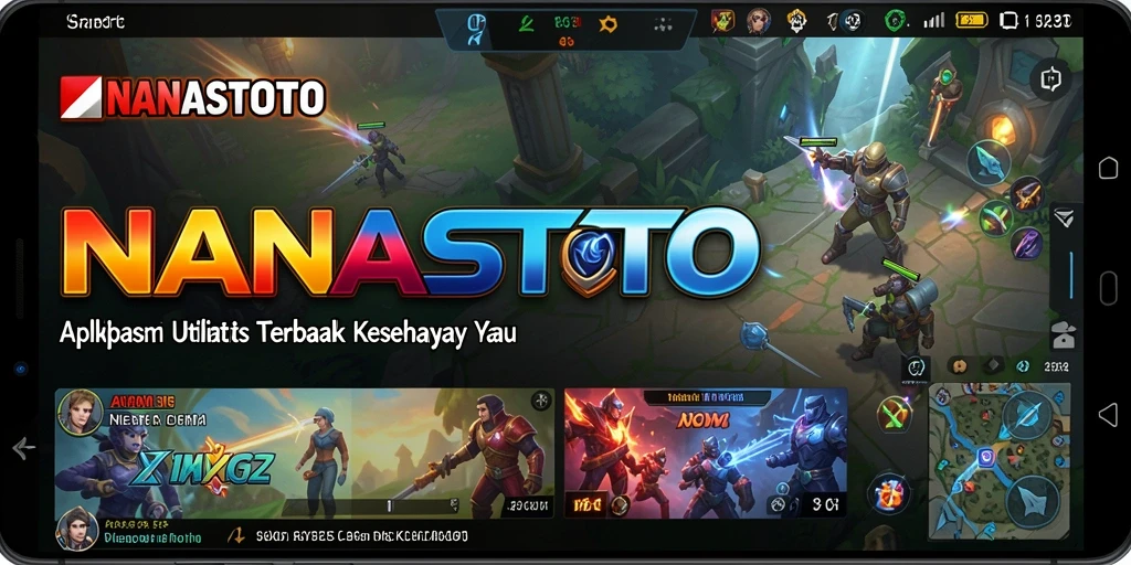 Screenshot NANASTOTO menunjukkan tampilan antarmuka pengguna yang bersih dan fungsional.