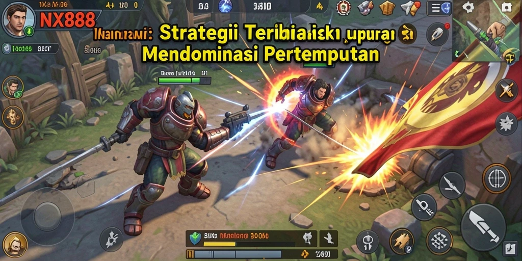 Tangkapan layar dari gameplay mendebarkan NX888 dalam aksi strategi.