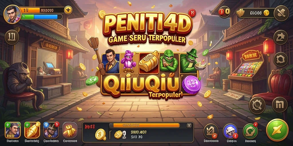 Tampilan gameplay seru dari PENITI4D QiuQiu.