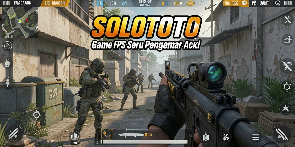 Tangkapan layar gameplay <strong>SOLOTOTO</strong> menampilkan aksi pertempuran intens yang mendebarkan.