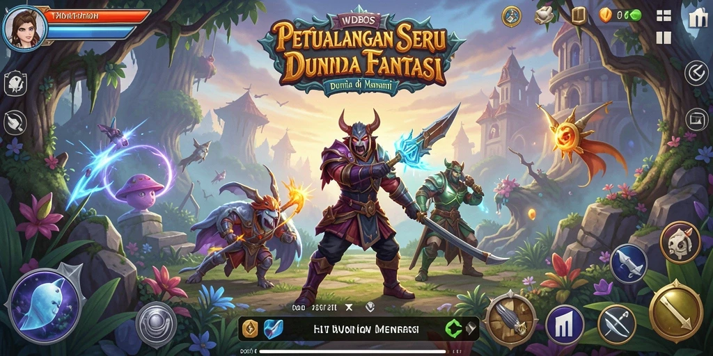 Tampak menarik dari gameplay WDBOS yang menampilkan dunia petualangan.